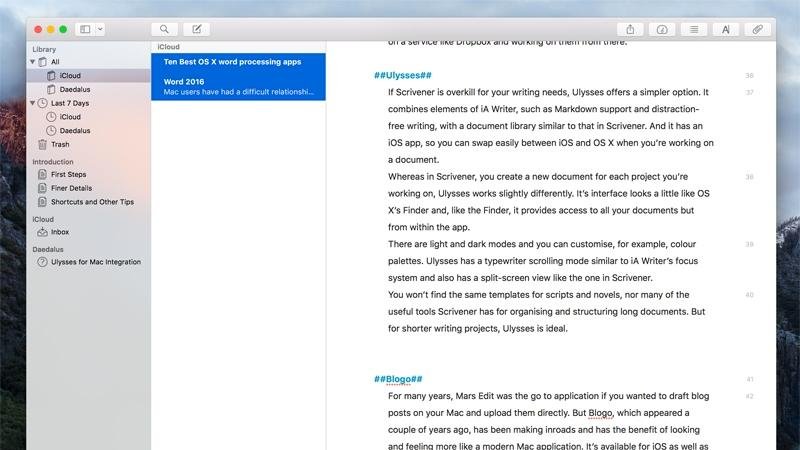 word processor for mac and windows